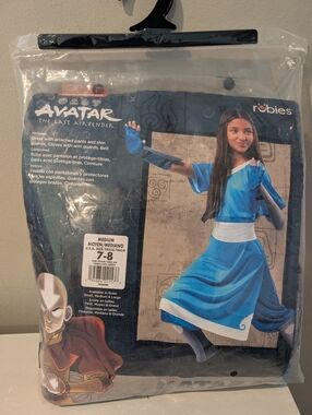 Avatar Katara Water Bender Costume Size 7/8